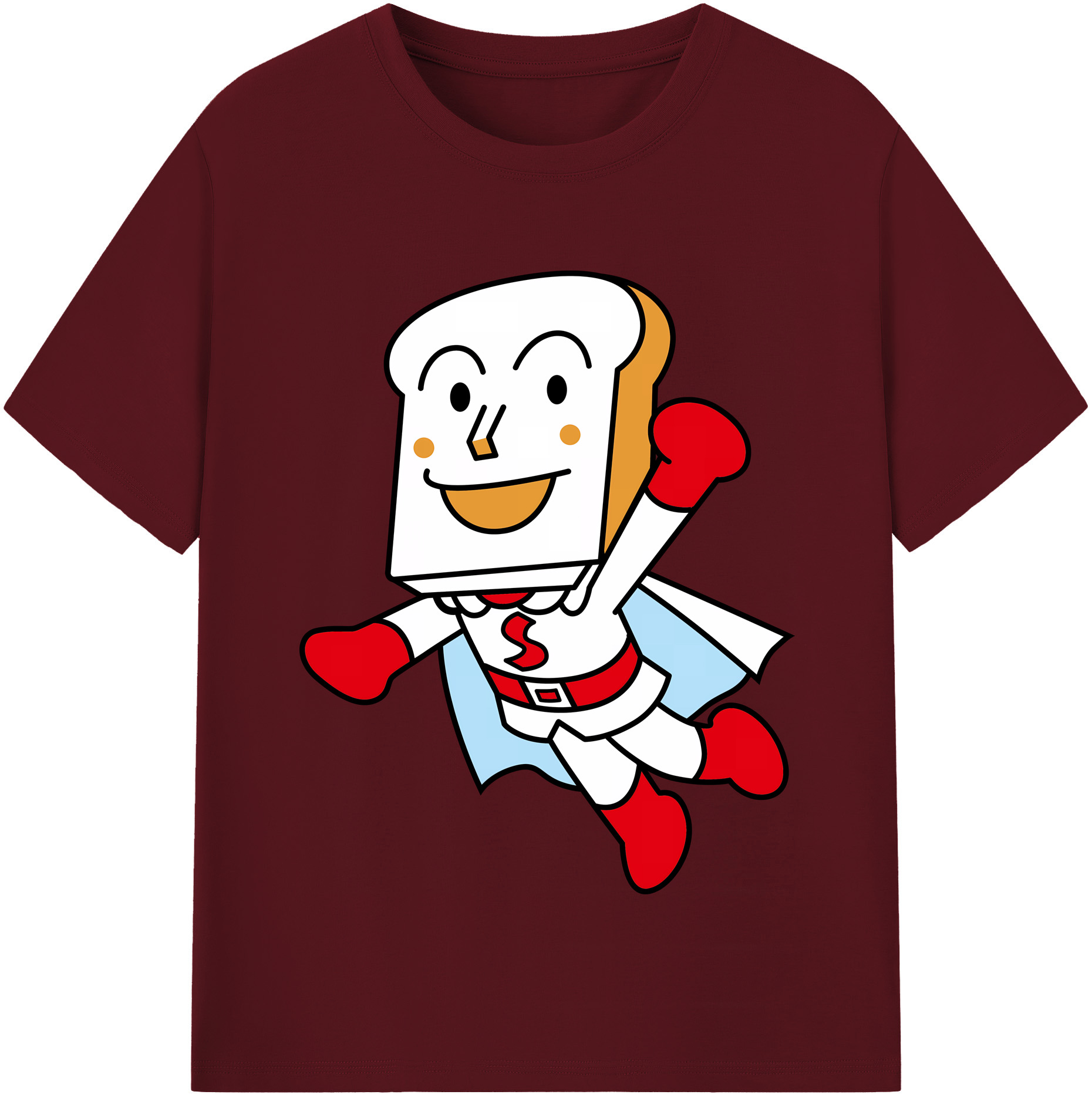 （画像用） アンパンマン Anpanman 綿100％半袖Tシャツ（フロントプリント）